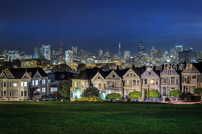 加州旧金山的Painted Ladies